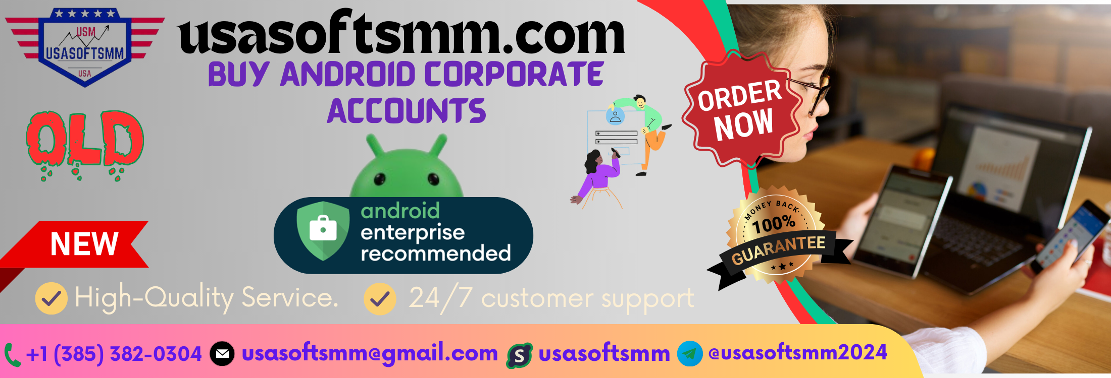 Buy Android Corporate Accounts
